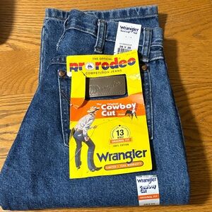 Wrangler 1013MWZGK  ProRodeo Men's Original Cowboy Cut Jeans NWT 28x30